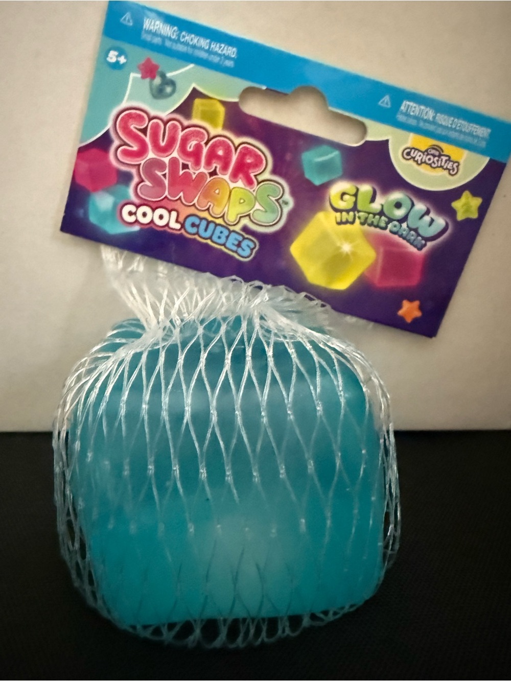 Sugar Swaps Cool Cubes Glow-in-the-Dark Blue Learning Toy